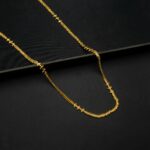CH-2212013 - Gold Plated Contemporary Chain Necklace