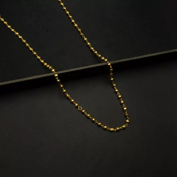 CH-2212014 - Gold Plated Ball Chain Necklace