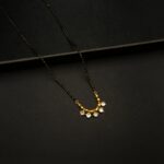 MA-2212015 - Gold Plated Minimal AD Mangalsutra