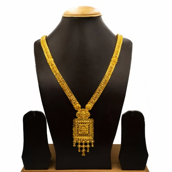 NS-2212017 - Gold Plated Ranihaar Necklace