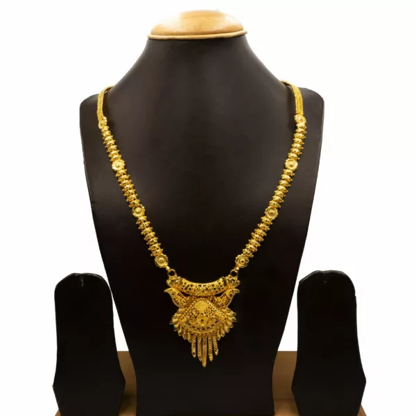 NS-2212018 - Gold Plated Ranihaar Necklace