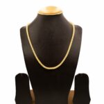 NS-2212024 - Minimalist One line Golden Color Necklace