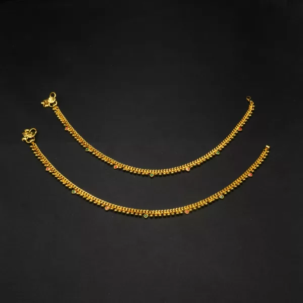 PA-2212013 - Gold Plated Anklets