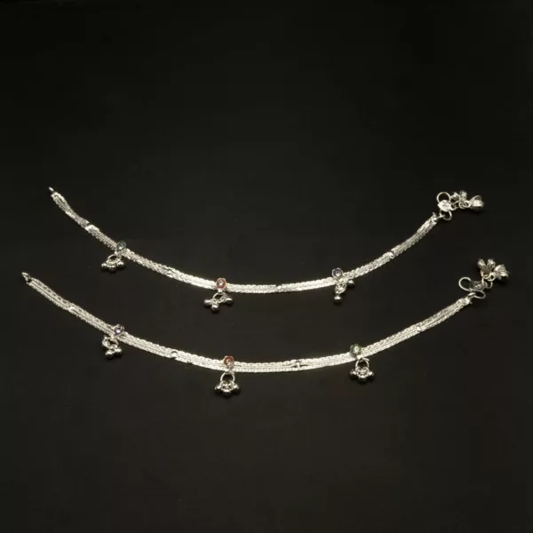 PA-2212017 - Silver Plated Anklets