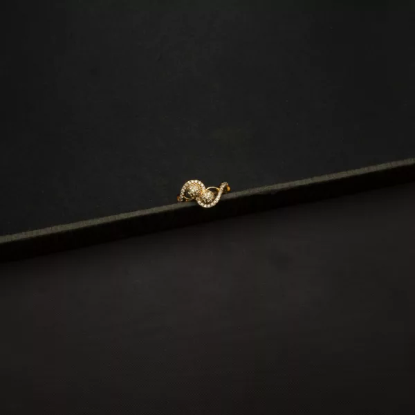 RI-2212001 - American Diamond Infinity Adjustable Ring