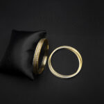 BA-2212001 - Gold & White Gold Plated 12 Pcs Set Bangle