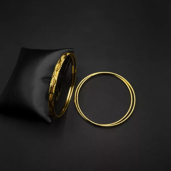 BA-2212008 - Gold Plated 4 Pcs Set Bangle