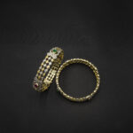 BA-2212011 - American Diamond 2 Pcs Set Bangle