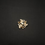 BR-2212001 - American Diamond Butterfly Circle Brooch