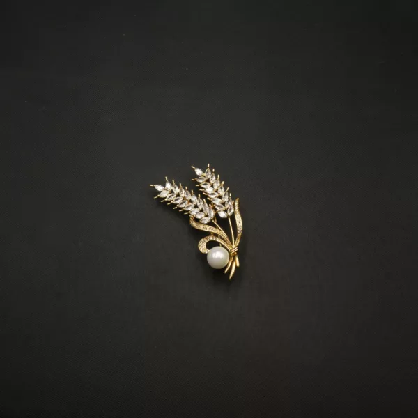 BR-2212003 - American Diamond Brooch