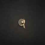 BR-2212004 - American Diamond Contemporary Brooch