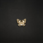 BR-2212006 - American Diamond Butterfly Brooch