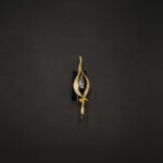 BR-2212007 - American Diamond Contemporary Brooch