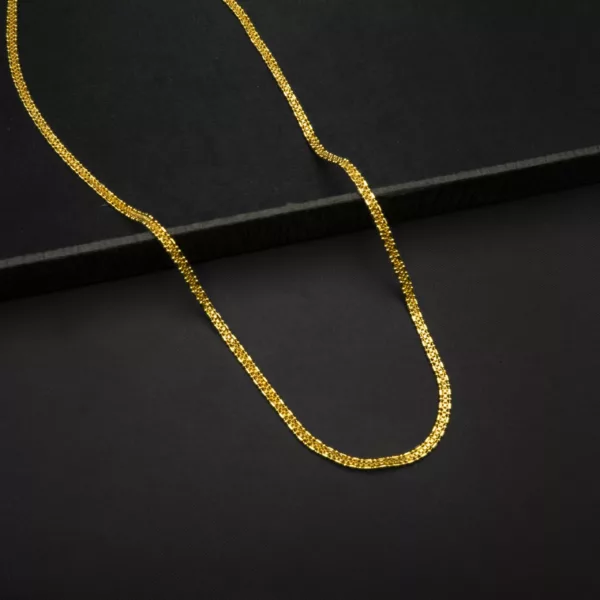 CH-2212021 - Gold Plated Chain Necklace