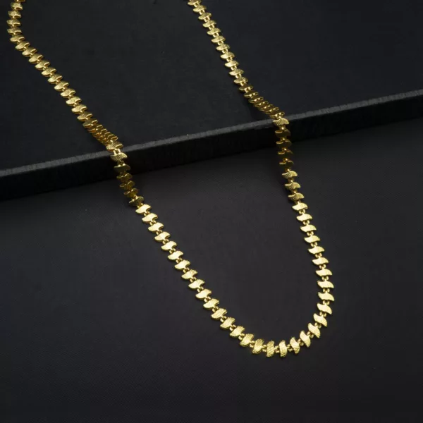 CH-2212023 - Gold Plated Chain Necklace