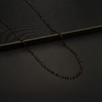 CH-2212027 - Red & Black Crystal Chain Necklace