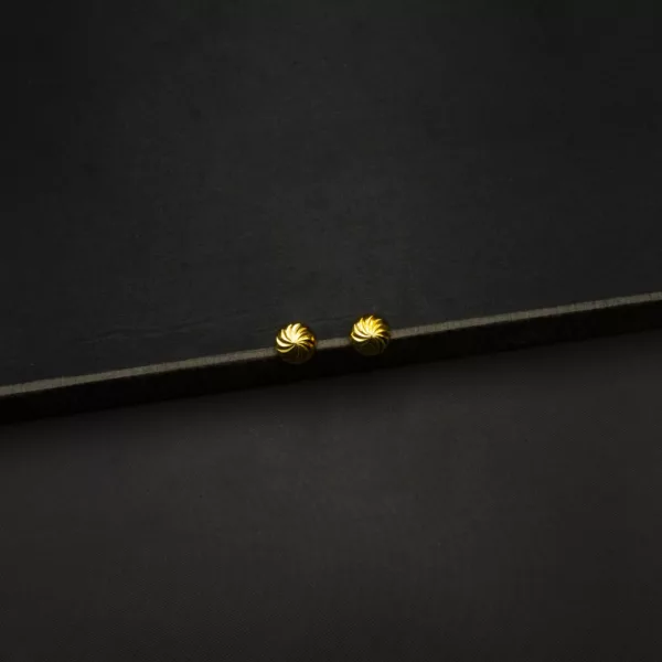 ER-2212020 - Gold Plated 13 MM Thumb Pin Studs