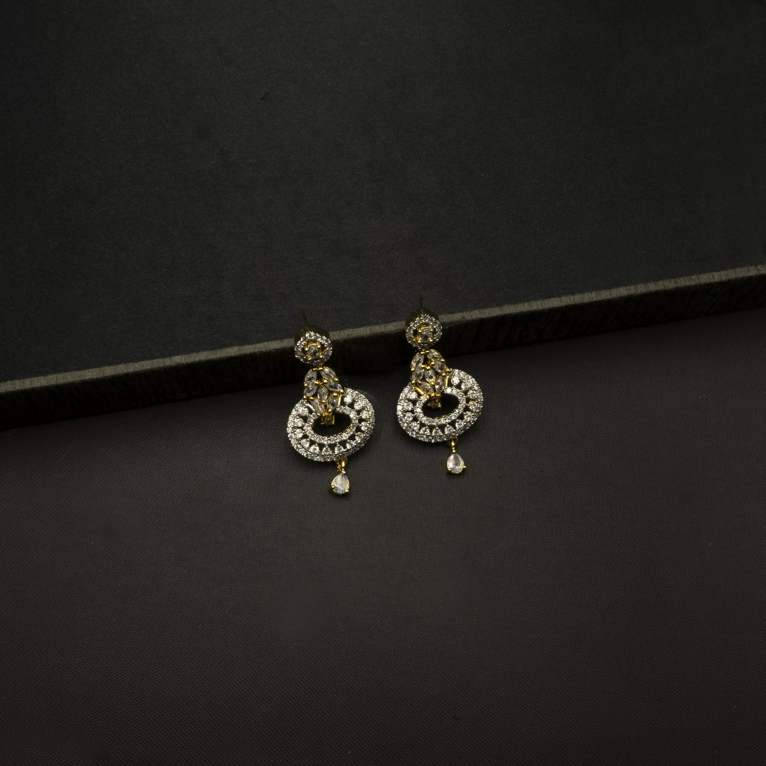 ER-2212038 - American Diamond Dangle Earrings ER-2212038 - American Diamond Dangle Earrings