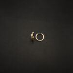 ER-2212041 - American Diamond Studded Round Hoop Earrings