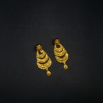 ER-2301007 - Gold Plated Contemporary Waterfall Earrings
