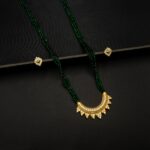 MA-2301004 - Green Hydropotey Traditional Nepali Mangalsutra Set