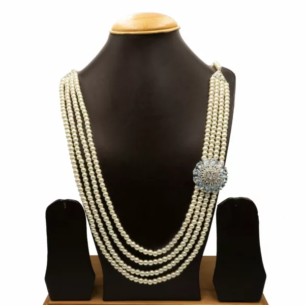 NS-2301003 - Pearl Chandra Haar Necklace
