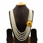 NS-2301004 - Pearl Chandra Haar Necklace