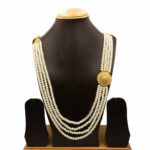 NS-2301006 - Pearl Chandra Haar Necklace
