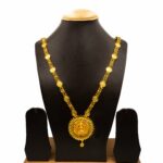 NS-2301008 - Gold Plated Goddess Laxmi Coin Rani Haar