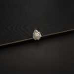 RI-2212008 - White Gold Plated American Diamond Adjustable Ring