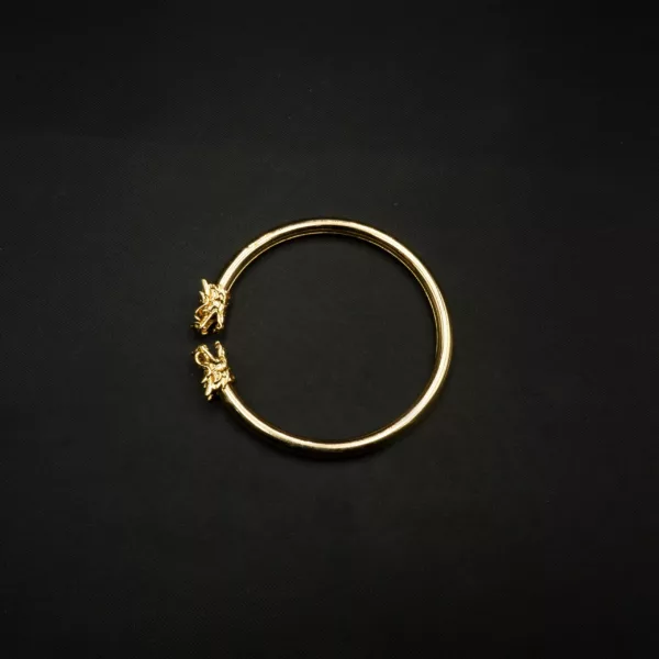 BL-2301001 - Gold Plated Adjustable Cuff Bracelet