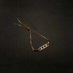 BL-2302002 - Gold Plated American Diamond Slider Bracelet