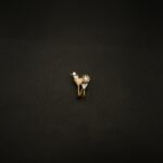 BR-2301002 - American Diamond Cocktail Drink Brooch