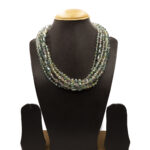 NS-2302012 - Crystal Iridescent Green Swarovski Crystal Necklace