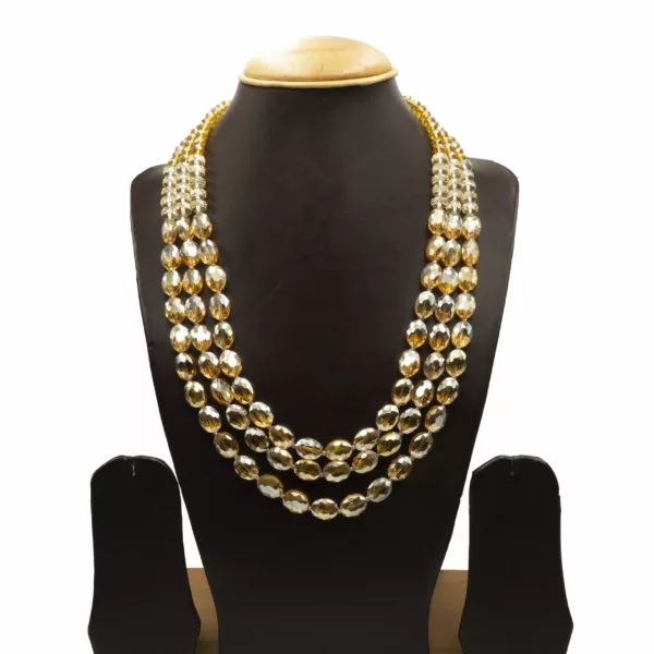 NS-2302013 - Light Colorado Topaz Swarovski Crystal Necklace