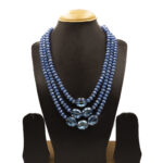 NS-2302014 - Meridian Blue & Capri Blue Swarovski Crystal Necklace