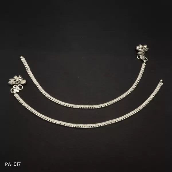 PA-017 - Silver Plated Anklets