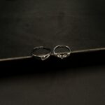 RI-2302003 - White Gold Plated Adjustable Couple Ring