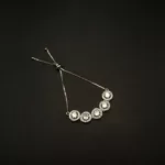 BL-2304013 - White Gold Plated American Diamond Slider Bracelet