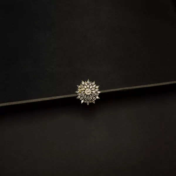 RI-2304002 - American Diamond Adjustable Ring