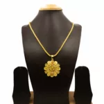 PS-2305001 - Gold Plated Traditional Pendant Necklace