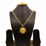 PS-2305002 - Gold Plated Traditional Pendant Necklace