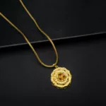 PS-2305004 - Gold Plated Traditional Pendant Necklace