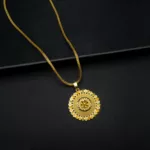 PS-2305005 - Gold Plated Traditional Pendant Necklace
