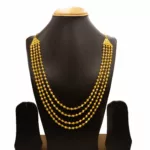 NS-2306001 - Gold Plated 4 Layered Necklace
