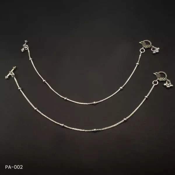 PA-002 - Silver Plated Anklets
