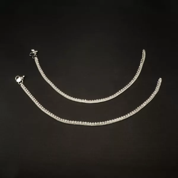 PA-2306014 - Silver Plated Anklets