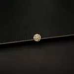 RI-2306003 - Gold Plated American Diamond & Mint Stones Adjustable Ring