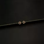 ER-2307039 – American Diamond & Black Stones Dainty Ear Tops