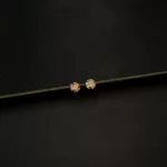 ER-2307040 - Pink Passion American Diamond Dainty Ear Tops